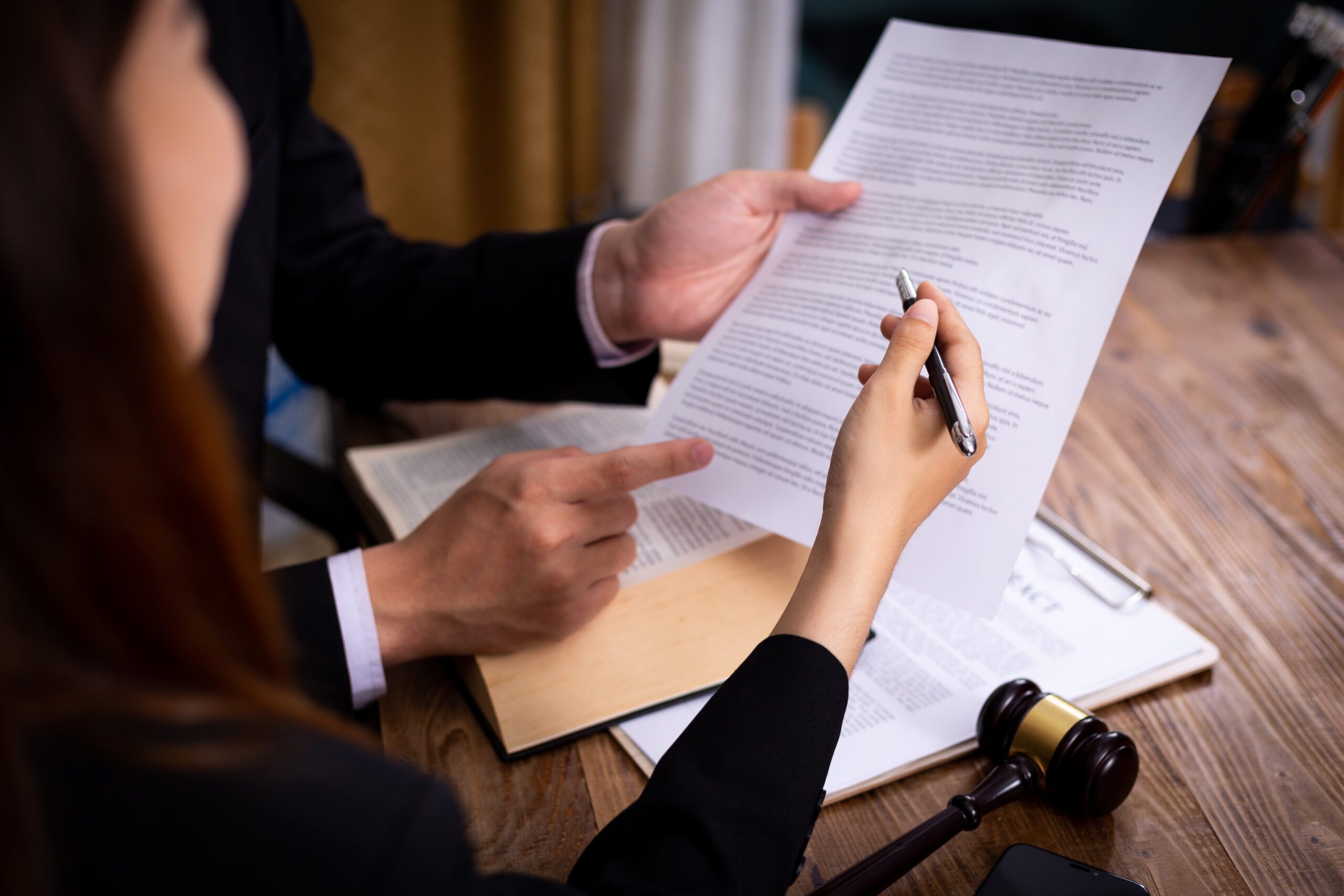 Lawyer Meeting With A Client